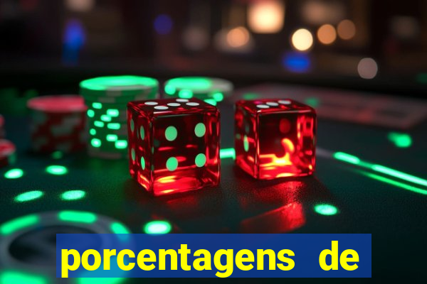 porcentagens de jogos pagantes